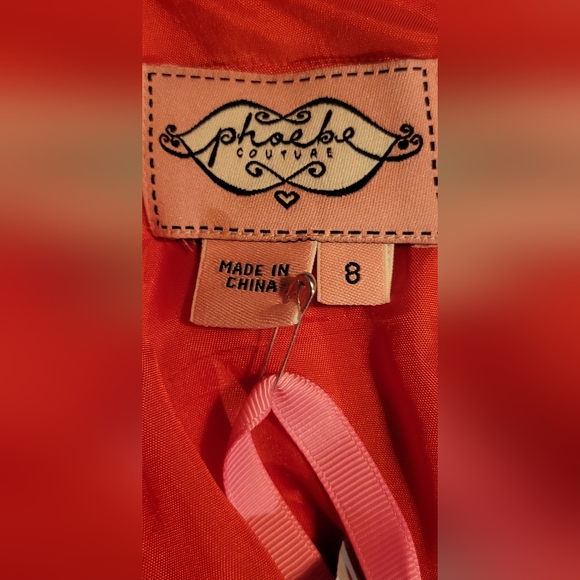 * PHOEBE COUTURE floral silk dress Final Discount - Picture 4 of 5